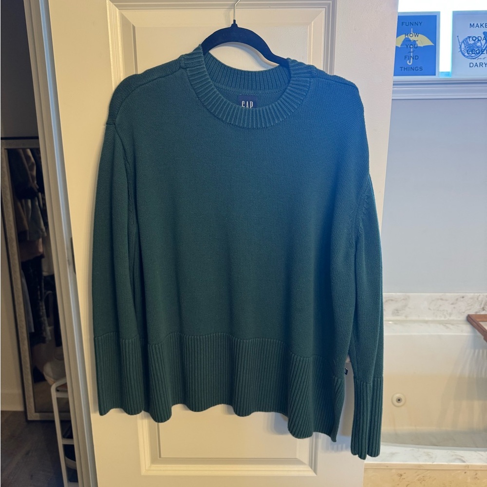 GAP Oversized Thick Green Sweater